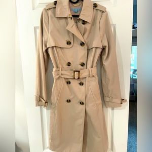 Tan coat. Antonio Melani. Size M. Never worn